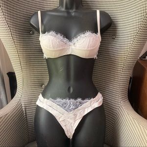 La Perla White Lace Set